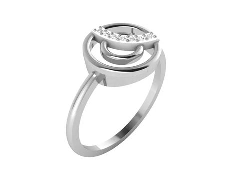 ANELLO IN ORO GIALLO 14K CON DIAMANTE DA 0,03 CT CERTIFICATO GEMMOLOGICO ALLEGATO - DOC-0025113-0008