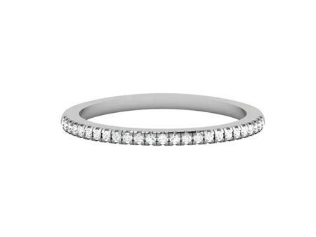 ANELLO ETERNITY IN ORO GIALLO 14K CON DIAMANTE DA 0,09 CT CERTIFICATO GEMMOLOGICO ALLEGATO - DOC-0036604-0008