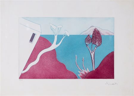 LUCA ALINARI (1943) Senza Titolo Acquaforte e acquatinta Cm 50x69 Firma a...