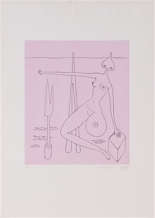 MAURICE HENRY (1907-1984) Femme - L&eacute;gume Acquaforte Foglio cm 68,5x49...