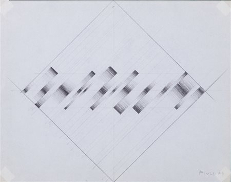 ENNIO FINZI (1931)Senza Titolo, 1973 Matite su cartaCm 22x28Firma e datazione...