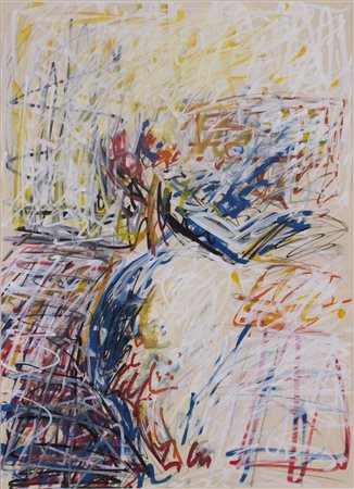 REMO BIANCO (1922-1988)Composizione Tecnica mista su cartaCm 65x50Firma al...