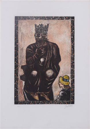 FRANCO GENTILINI (1909-1981)Senza Titolo Acquaforte acquatintaFoglio cm...