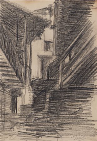 TIMO BORTOLOTTI (1884-1954)Senza Titolo Matite su cartaCm 32x24Firma in basso...