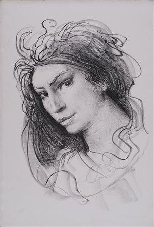 PIETRO ANNIGONI (1910-1988)Senza Titolo LitografiaCm 70x50Firma a matita in...