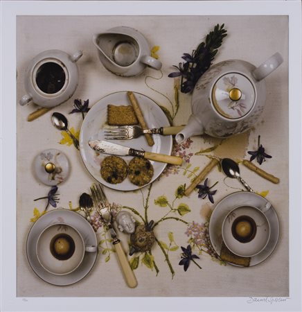 DANIEL SPOERRI (1930)Restaurant Spoerri, 2014 Costruzione 3DCm 61x61Firma a...