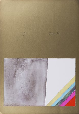 EUGENIO CARMI (1920)Senza Titolo, 1982 Litografia &ndash; OffsetCm 69x49Firma...