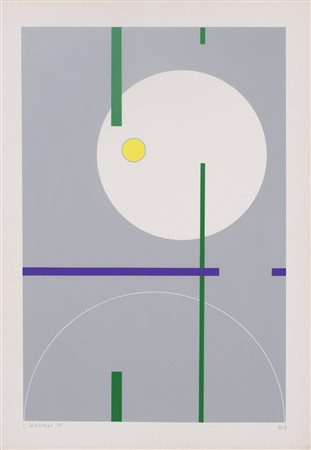 LUIGI VERONESI (1908-1998)Senza Titolo, 1980 LitografiaCm 70x50Firma e...