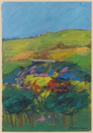 ALDO POGLIANI (1936-2008)Senza Titolo Tecnica mista su cartoncinoCm...