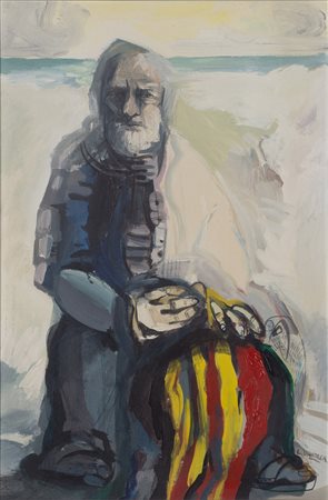 LORENZO D'ANDREA (1943)Pescatore Olio su telaCm 50x35Firma in basso a...
