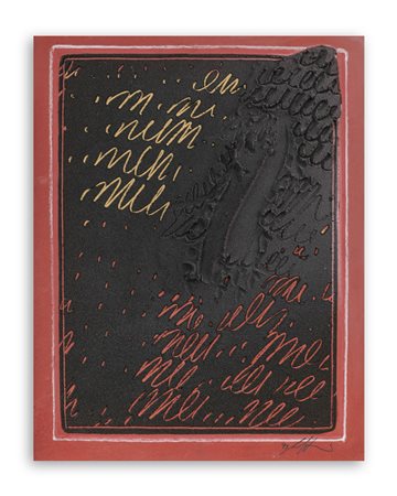 AGOSTINO FERRARI (1938) - Senza Titolo (Segno-impronta), 1993