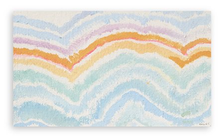 LUCA ALINARI (1943-2019) - Senza Titolo (Onde colorate)