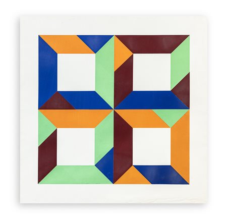 MAX BILL (1908-1994) - Senza Titolo (Presenza grafica), 1971