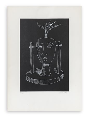 MAN RAY (1890-1976) - Les six masques voyants, 1970