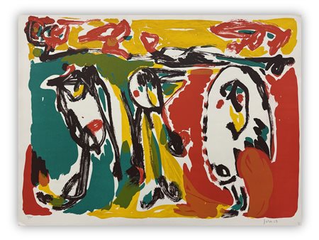 ASGER JORN (1914-1973) - Hautes Pyréenées, 1969