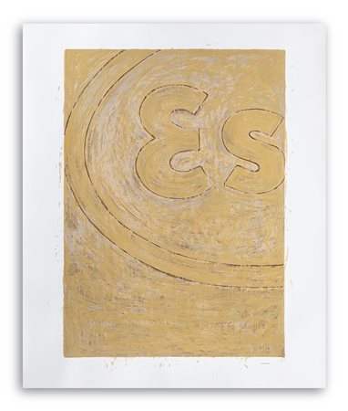 MARIO SCHIFANO (1934-1998) - Propaganda (Particolare), 1997