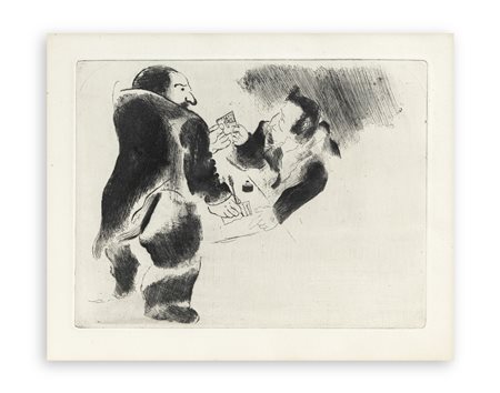 MARC CHAGALL (1887-1985) - Les Arrhes (Il deposito), 1923-1948
