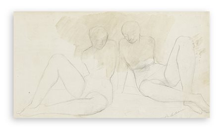 BRUNO CALVANI (1904-1985) - Senza Titolo (Figure)