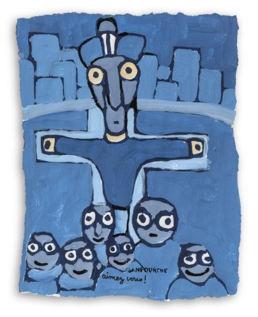 JEAN-JOSEPH SANFOURCHE (1929-2010) - Senza Titolo