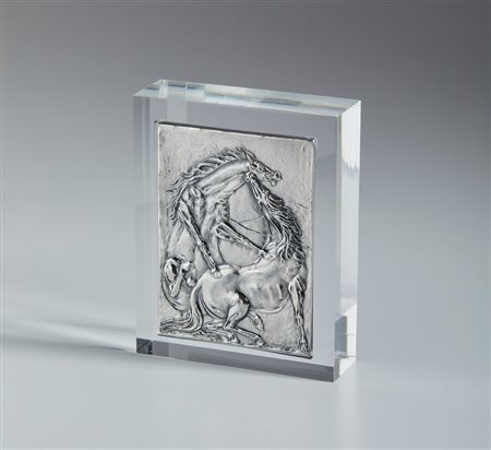 MESSINA FRANCESCO (1900 - 1995) - GIOCO DI CAVALLI .