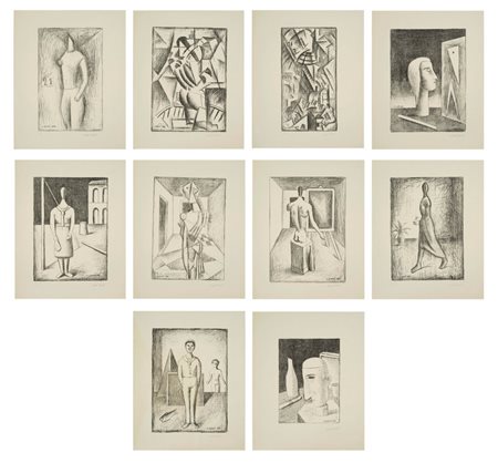 CARRA' CARLO (1881 - 1966) - CARLO CARRA'. LITOGRAFIE 1912-1921 .