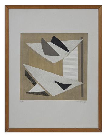 MAGNELLI ALBERTO (1888 - 1971) - DALLA CARTELLA I COLLAGE DI MAGNELLI.