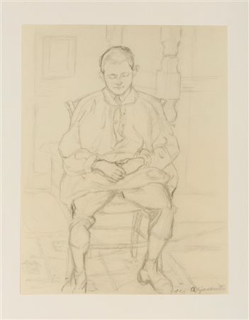 GIACOMETTI ALBERTO (1901 - 1966) - D'APRES. SENZA TITOLO.