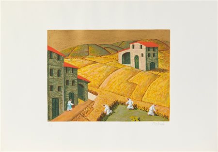 PROIETTI NORBERTO (1927 - 2009) - GRANO E FRATI.