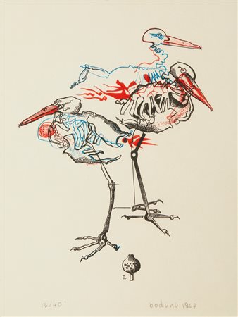 BODINI FLORIANO (1933 - 2005) - LE GRU.