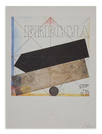 POMODORO GIO' (1930 - 2002) - DALLA SERIE DELLO ZODIACO: IL SAGITTARIO .
