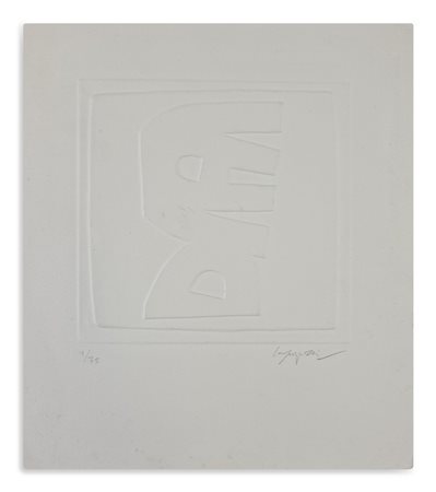 CAPOGROSSI GIUSEPPE (1900 - 1972) - RILIEVO BIANCO.