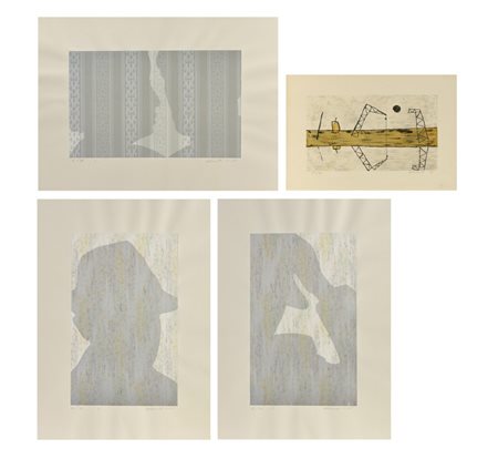RAVOTTI BERTO (1924 - 2014) - LOTTO COMPOSTO DA N.4 FOGLI.