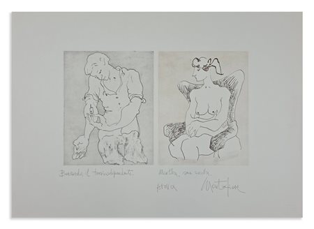 MONTEFIORE (SCHETTINI ULRICO) (n. 1932) - BERNARDO, IL TOSSICODIPENDENTE MARTHA, SUA SORELLA .