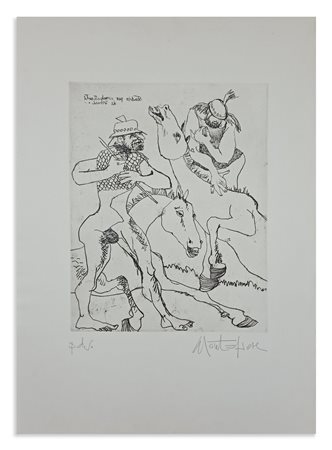 MONTEFIORE (SCHETTINI ULRICO) (n. 1932) - SENZA TITOLO .