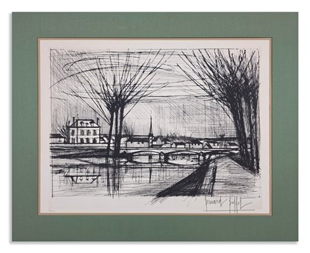 BUFFET BERNARD (1928 - 1999) - CANAL A SOISSONS.