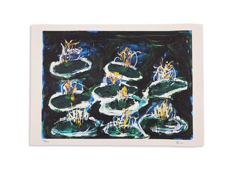 SCHIFANO MARIO (1934 - 1998) - NINFEE.