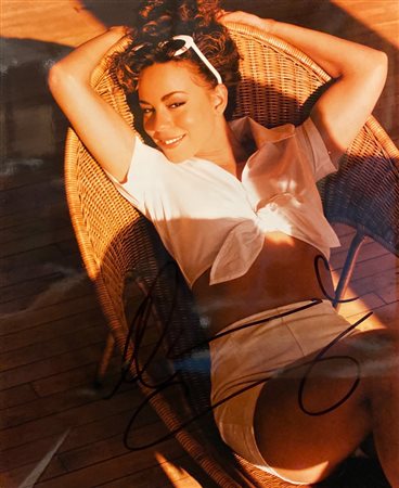 Mariah Carey signed photo