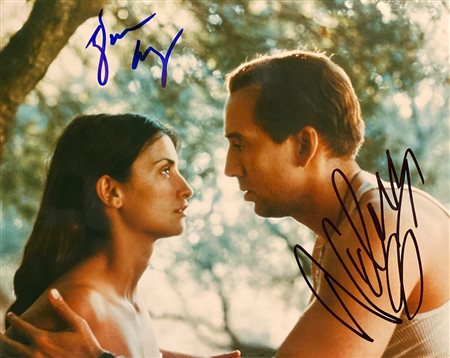 Captain Corelli's Mandolin Nicolas Cage and Penelope Cruz signed movie photo