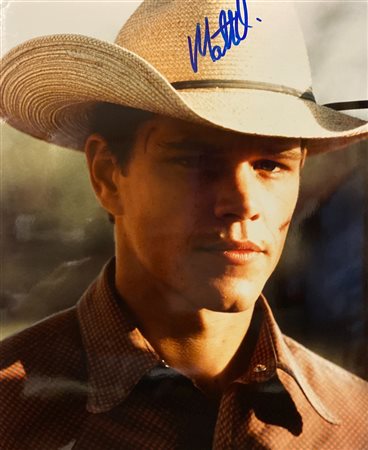 All the Pretty Horses Matt Damon signed movie photo