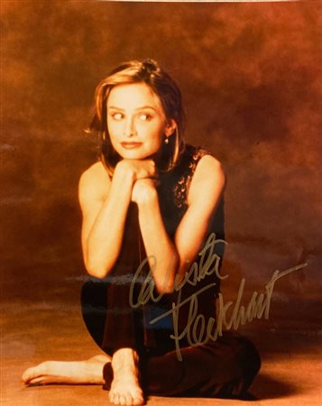 Ally Mcbeal Calista Flockhart signed photo