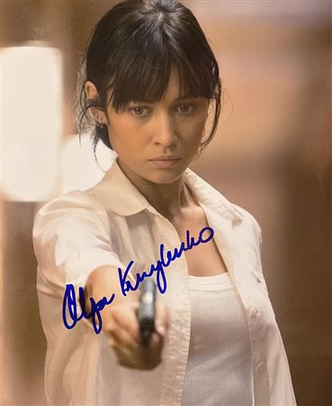 Quantum of Solace Olga Kurylenko signed movie photo