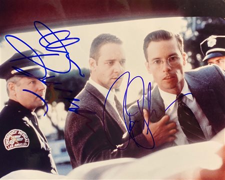 L.A. Confidential Russell Crowe and Guy Pearce signed movie photo