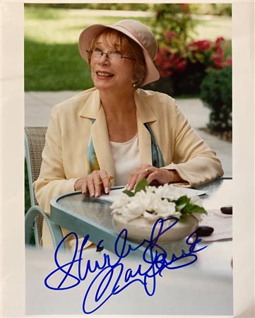 Shirley MacLaine signed movie photo
