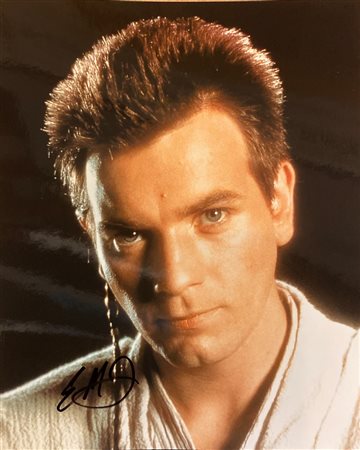 Star Wars Ewan McGregor signed movie photo. GFA Authenticated