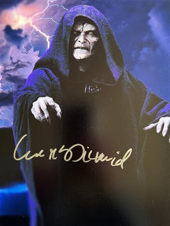 Star Wars Ian McDiarmid signed photo