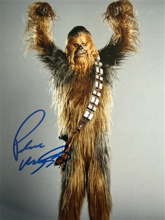Star Wars Chewbacca Peter Mayhew signed photo