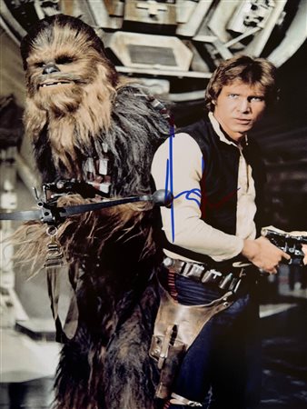 Star Wars Harrison Ford signed movie photo