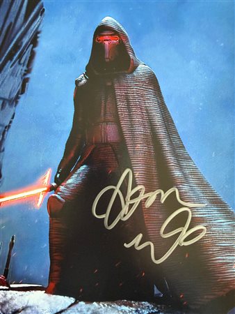 Star Wars Adam Driver signed movie photo
