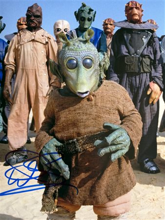 Star Wars Warwick Davis signed photo