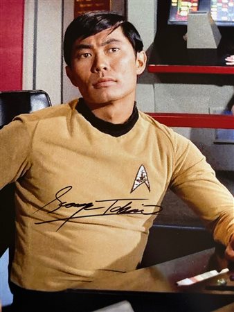 Star Trek George Takei signed photo